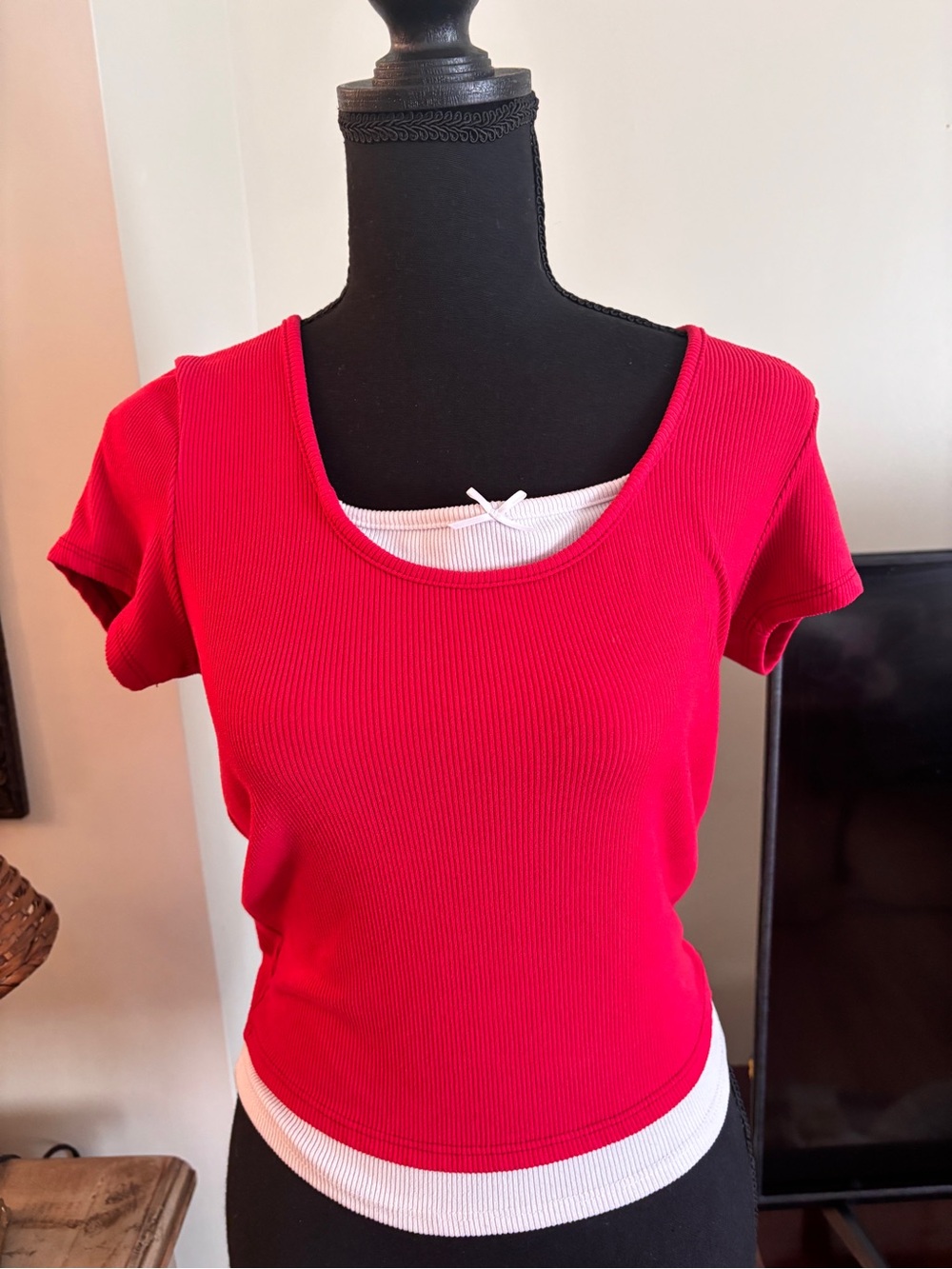 Layered baby tee